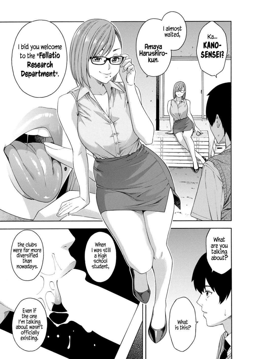 Hentai Manga Comic-Blowjob Research Club-Chapter 1-7